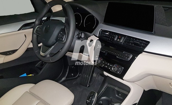 BMW X1 2019 - foto espía interior BMW X1 2019 - foto espía interior