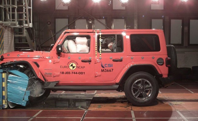 Jeep Wrangler - pruebas Euro NCAP Jeep Wrangler - pruebas Euro NCAP