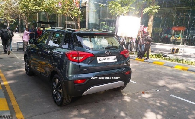 Mahindra XUV300 - foto espía posterior Mahindra XUV300 - foto espía posterior