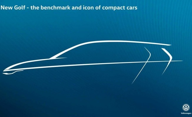 Volkswagen Golf 8 - teaser Volkswagen Golf 8 - teaser