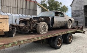 Descubierto el Pontiac Trans Am de la última película de Steve McQueen