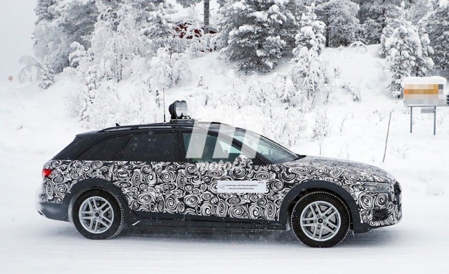 Audi A4 allroad quattro 2020 - foto espía lateral Audi A4 allroad quattro 2020 - foto espía lateral