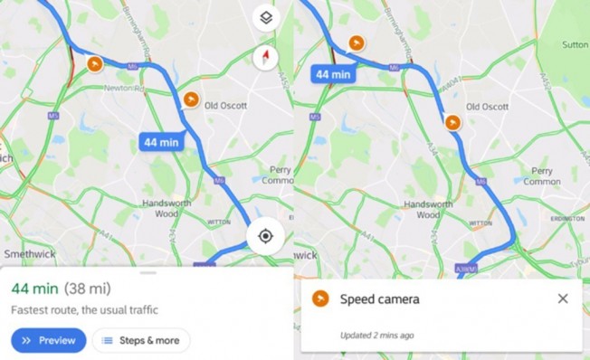 Google Maps mostrará radares y límites de velocidad Google Maps mostrará radares y límites de velocidad