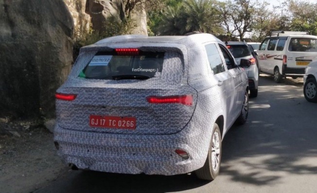 MG Hector - foto espía posterior MG Hector - foto espía posterior