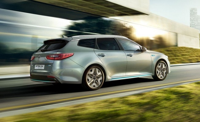 Kia Optima SW PHEV - posterior Kia Optima SW PHEV - posterior