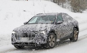 El nuevo Audi e-tron quattro Sportback se deja ver en la nieve
