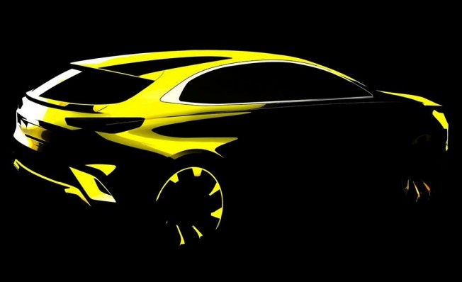 Boceto del Kia XCeed Boceto del Kia XCeed