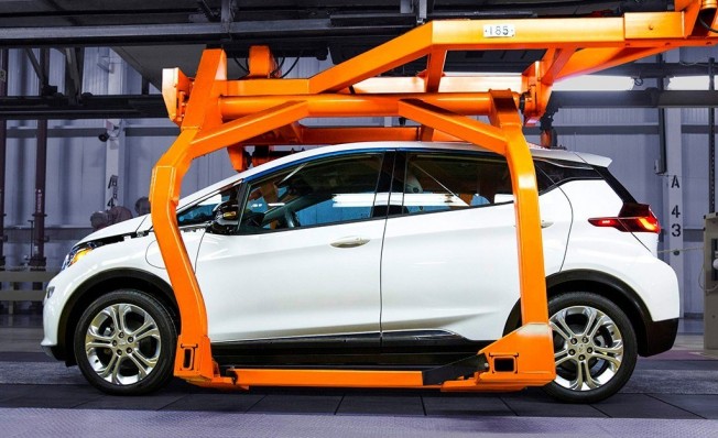 Producción del Chevrolet Bolt en la fábrica de General Motors Producción del Chevrolet Bolt en la fábrica de General Motors