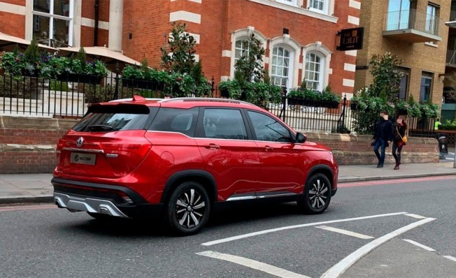 MG Hector - foto espía posterior MG Hector - foto espía posterior