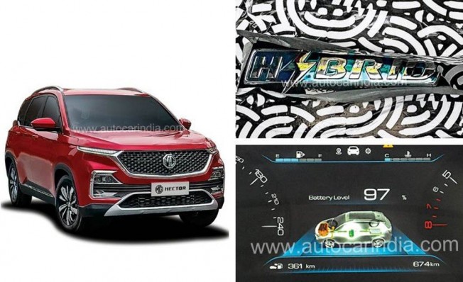 MG Hector Hybrid - foto espía MG Hector Hybrid - foto espía