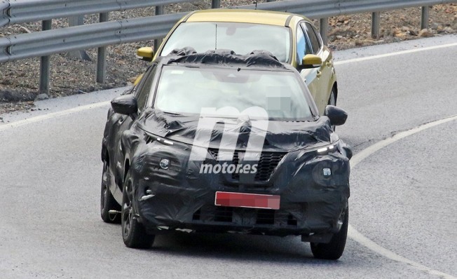 Nissan Juke 2020 - foto espía frontal Nissan Juke 2020 - foto espía frontal