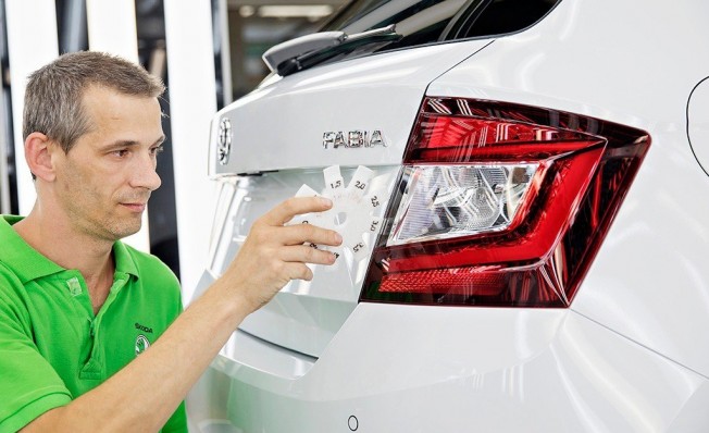 Producción del Skoda Fabia Producción del Skoda Fabia