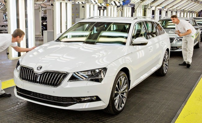 Producción del Skoda Superb Combi Producción del Skoda Superb Combi