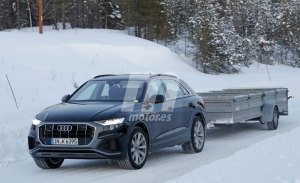 Nuevas fotos espía confirman la versión híbrida enchufable del Audi Q8 TFSI e