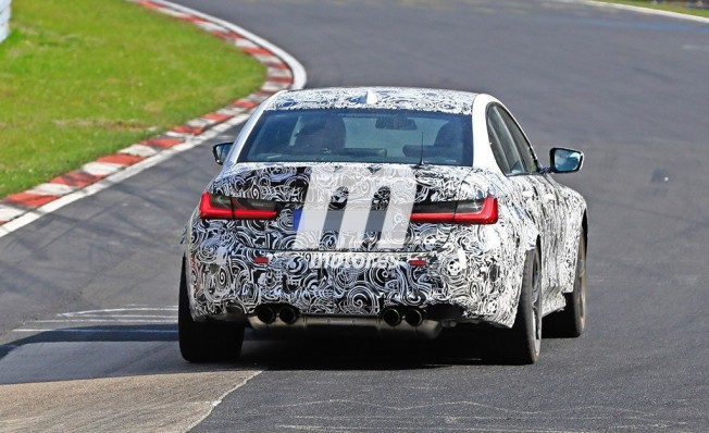 BMW M3 2020 - foto espía posterior BMW M3 2020 - foto espía posterior
