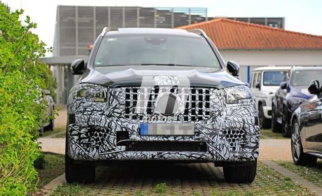 Mercedes-AMG GLS 63 2020 - foto espía frontal Mercedes-AMG GLS 63 2020 - foto espía frontal