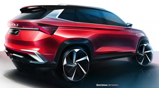 Skoda Vision GT - teaser Skoda Vision GT - teaser