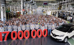 La producción de vehículos de Renault en España alcanza los 17 millones