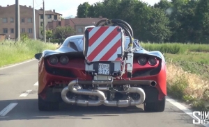 El nuevo Ferrari F8 Tributo cazado durante un test de emisiones