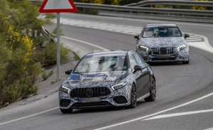 Los prototipos del nuevo Mercedes-AMG A 45 estrenan configuración aerodinámica