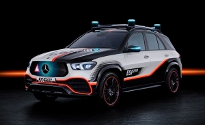 Mercedes ESF 2019, haciendo del Clase GLE un vehículo aún más seguro