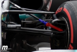 Mercedes tiene el sexto doblete a tiro y la suspensión delantera es la clave