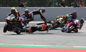 Aleix Espargaró sufre una fractura de su fémur izquierdo