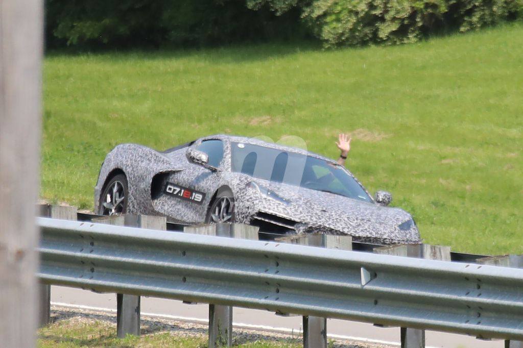 El nuevo Chevrolet Corvette C8 cazado en la pista de pruebas de Milford
