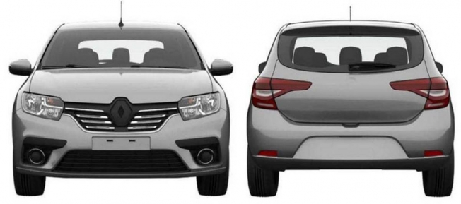 Renault Sandero 2020 - patentes
