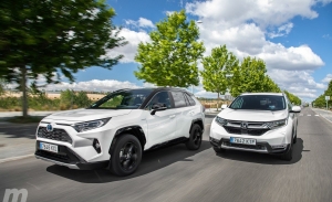 Comparativa Honda CR-V Hybrid vs Toyota RAV4 Hybrid, separados al nacer (con vídeo)