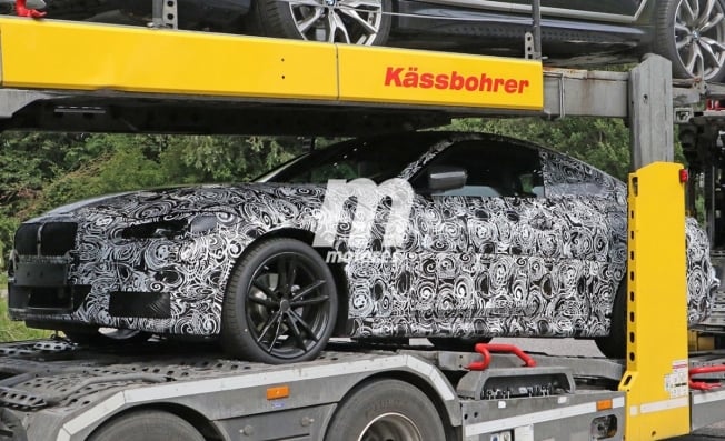 BMW Serie 4 Coupé 2020 - foto espía lateral