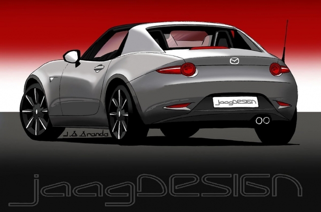 Mazda MX-5 2020 - boceto posterior