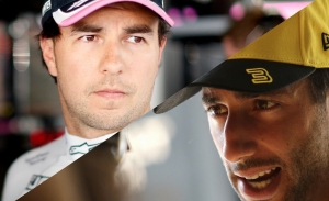 Ricciardo y Pérez explican su encontronazo en la Q1: "Ha sido un día de mierda"