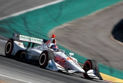 Colton Herta logra en Laguna Seca su segunda pole ante Dixon y Rossi