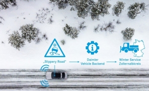 Mercedes probará la seguridad invernal entre vehículos e infraestructuras