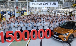 La producción del Renault Captur alcanza las 1.500.000 unidades