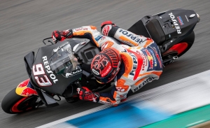 Marc Márquez lidera el segundo día del test de Jerez pese a su lesión