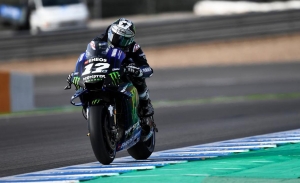 Maverick Viñales sigue al frente de los test de MotoGP en Jerez