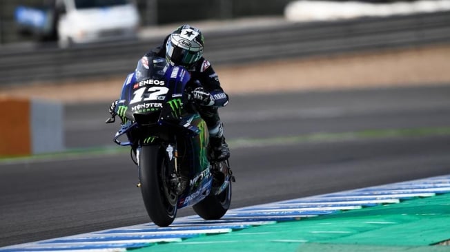 Maverick Viñales sigue al frente de los test de MotoGP en Jerez