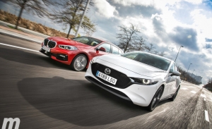 Comparativa Mazda3 vs BMW Serie 1, cara a cara (con vídeo)