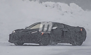 Cazada la primera versión potenciada del Chevrolet Corvette C8