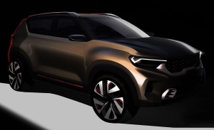 Kia adelanta dos teasers de un nuevo SUV para India