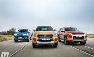 Toyota Hilux vs Ford Ranger vs Mitsubishi L200, comparativa de pickups (con vídeo)