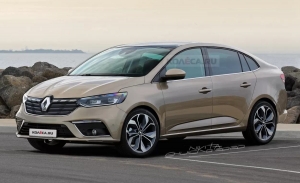 El futuro Dacia Logan 2021 asoma en estos primeros renders con logo Renault