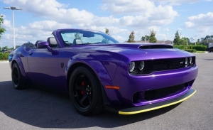 Uno de los dos únicos Dodge SRT Demon descapotables se encuentra en Florida