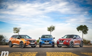 Comparativa B-SUV, Renault Captur, Peugeot 2008 y Nissan Juke (Con vídeo)