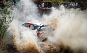 Elfyn Evans estira su buen momento en el shakedown del Rally de México