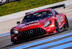 Los Mercedes-AMG GT3 Evo mandan en el test del GTWC en Paul Ricard