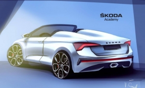 Skoda Scala Spider, dos bocetos del nuevo one-off de la Academia de diseño de Skoda