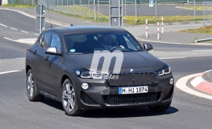El BMW X2 Facelift se deja ver en nuevas fotos espía, esta vez en Nürburgring
